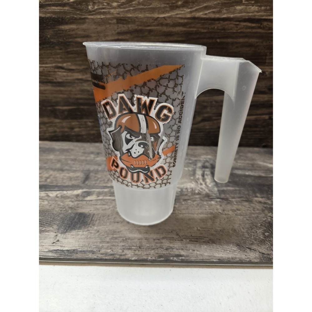 Vintage 2000 Cleveland Browns Stadium Concessions Plastic Beer Cup Mug